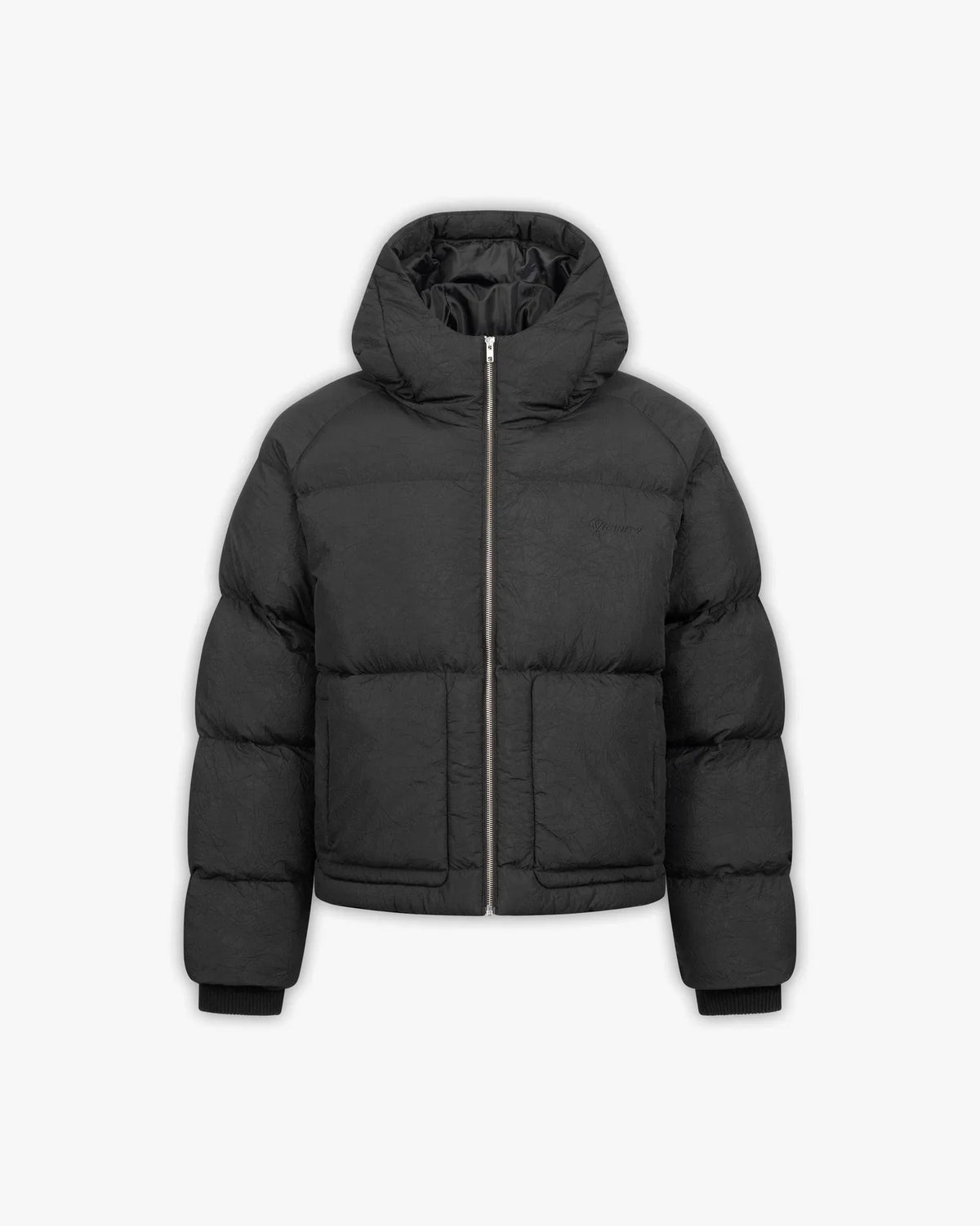 Luxus® Boxy Puffer Jacket Black