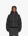 Luxus® Boxy Puffer Jacket Black