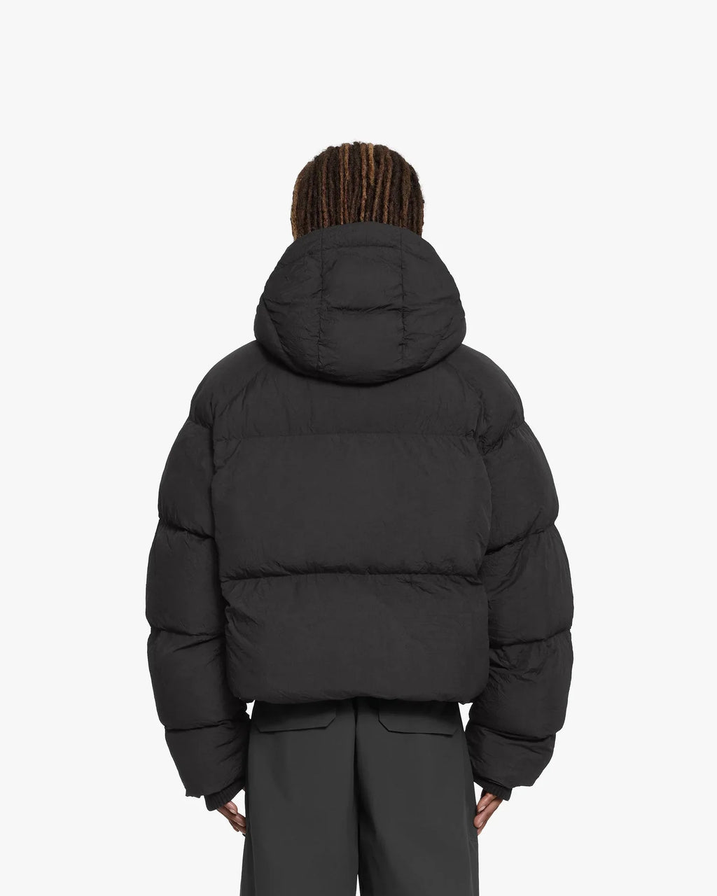Luxus® Boxy Puffer Jacket Black