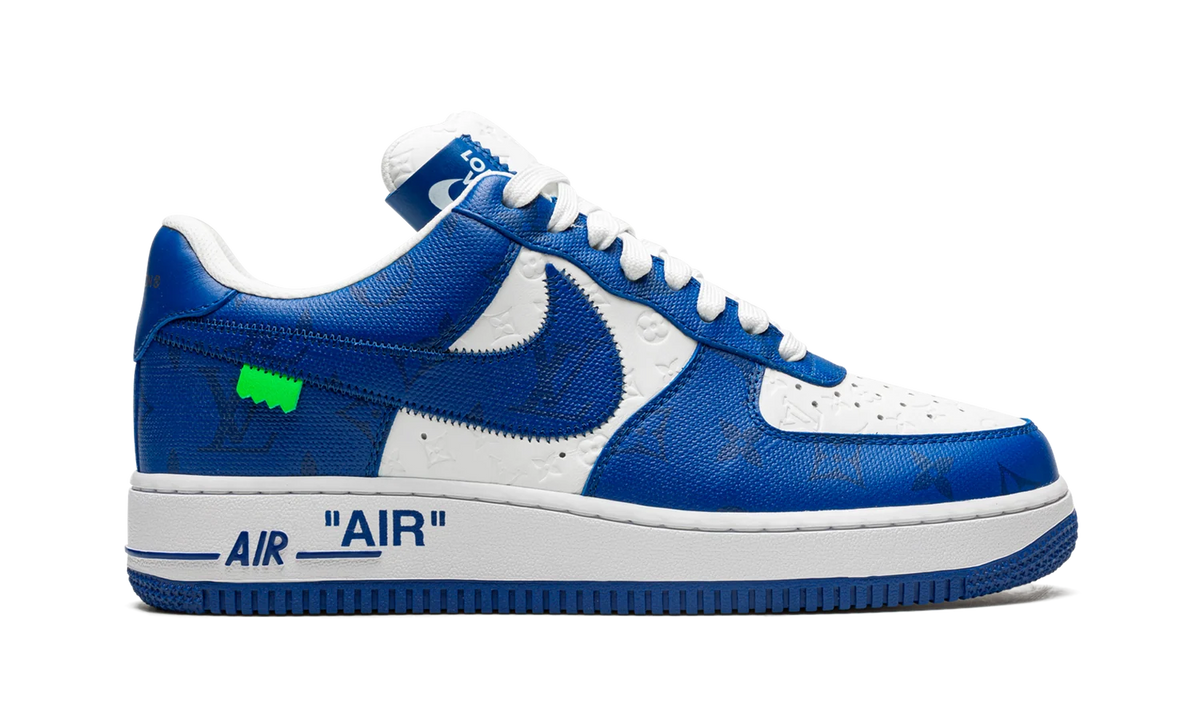 Louis Vuitton Nike Air Force 1 Low By Virgil Abloh White Blue Edition