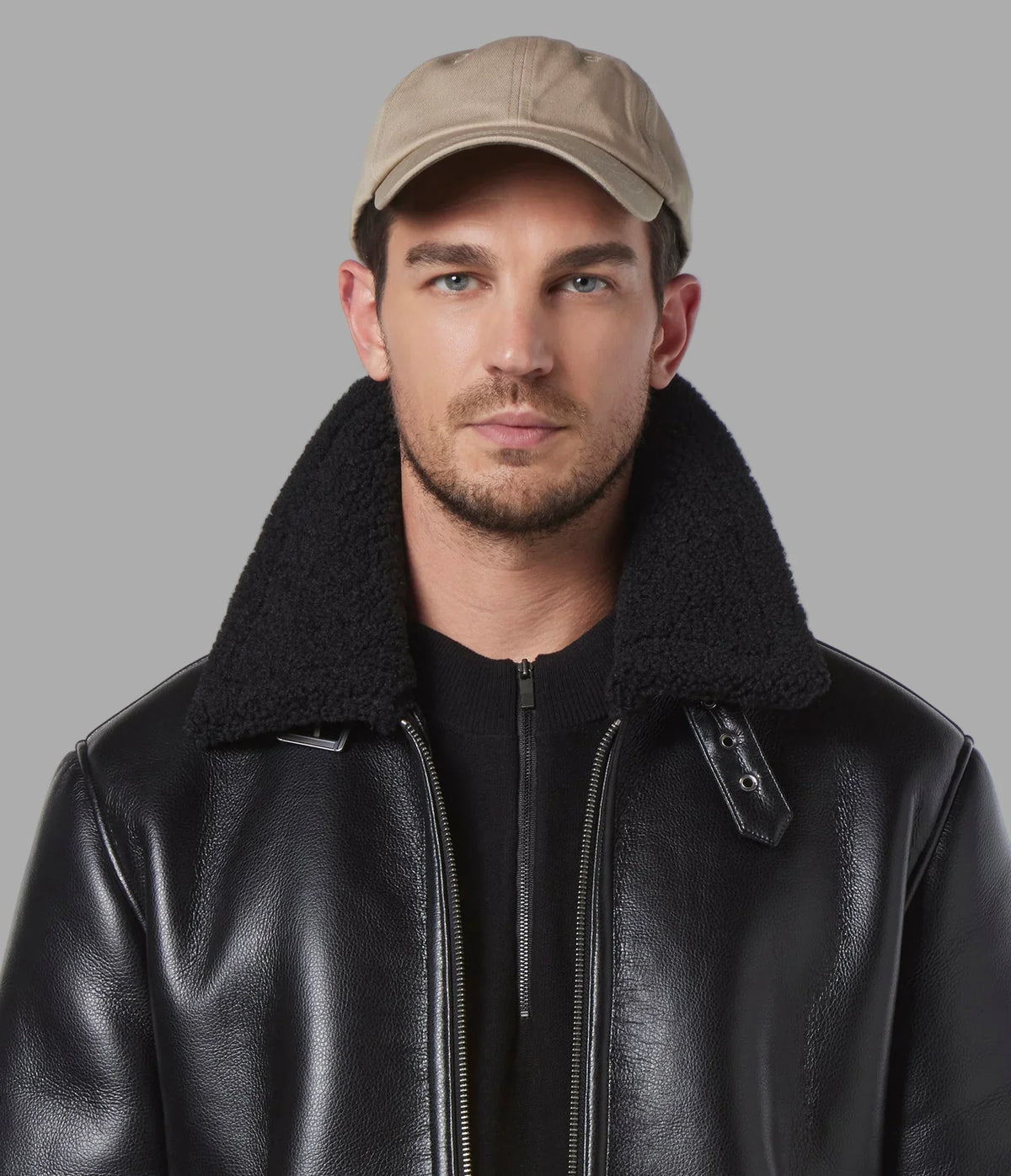 Luxus® Cadman Faux Shearling Aviator Jacket