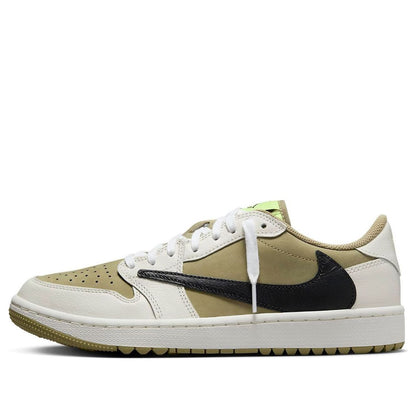 Travis Scott x Air Jordan 1 Low Golf – Neutral Olive
